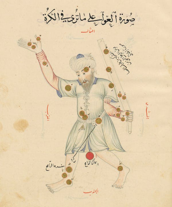 Illustration from a 15th-century Arabic book of constellations