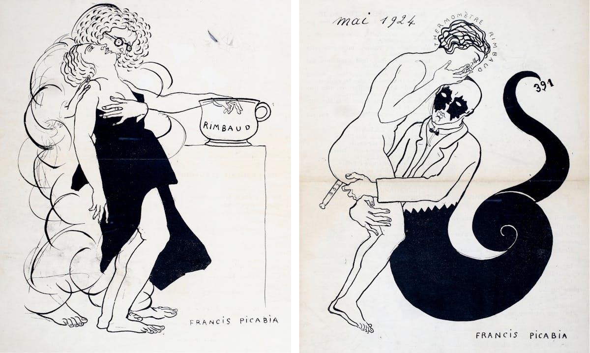 Two drawings by Picabia