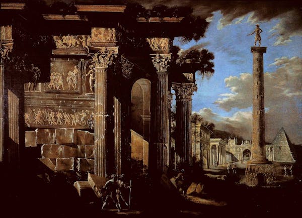 Francois de Nome painting of ruins