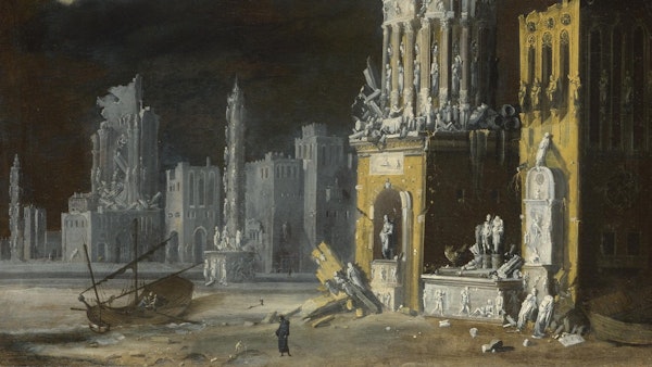 Francois de Nome painting of ruins