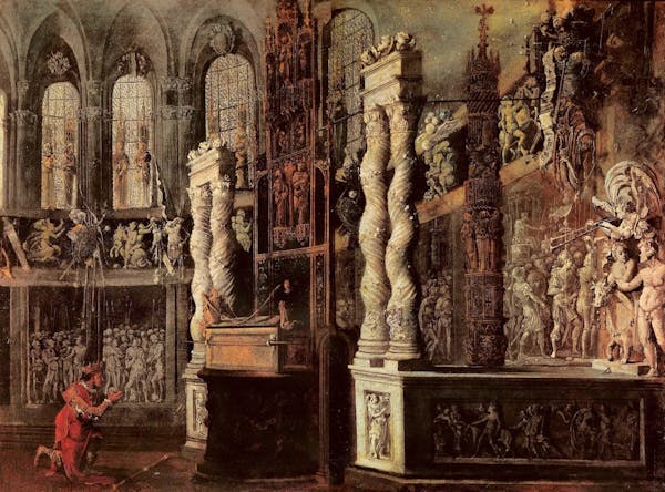 Francois de Nome painting of ruins