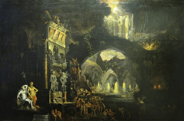 Francois de Nome painting of ruins