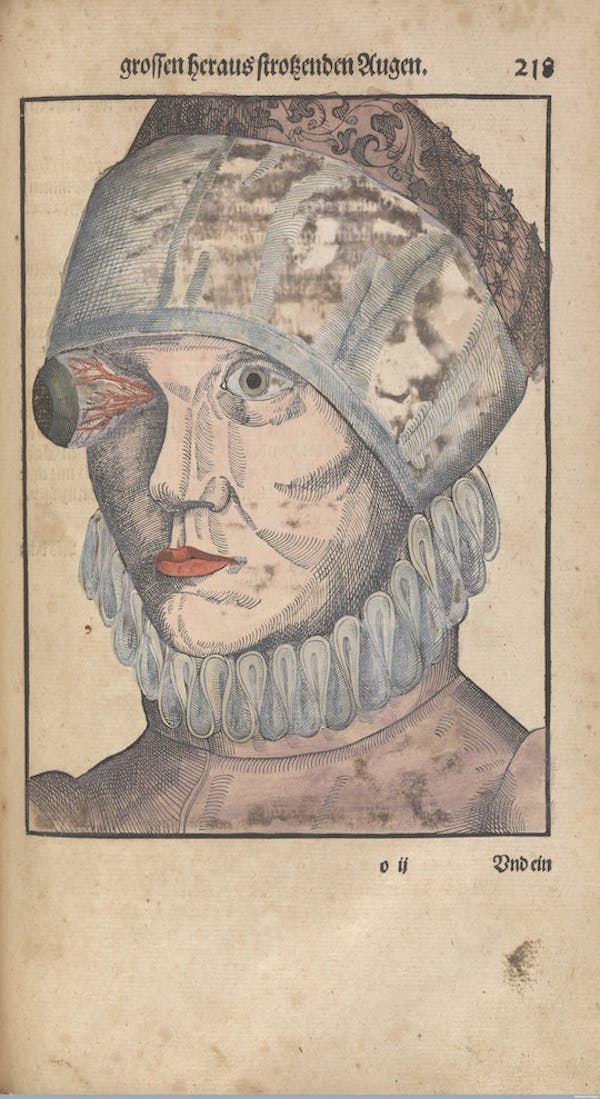 L0078612 Folio 218 recto, Bartisch, Ophthalmodouleia, 1583.