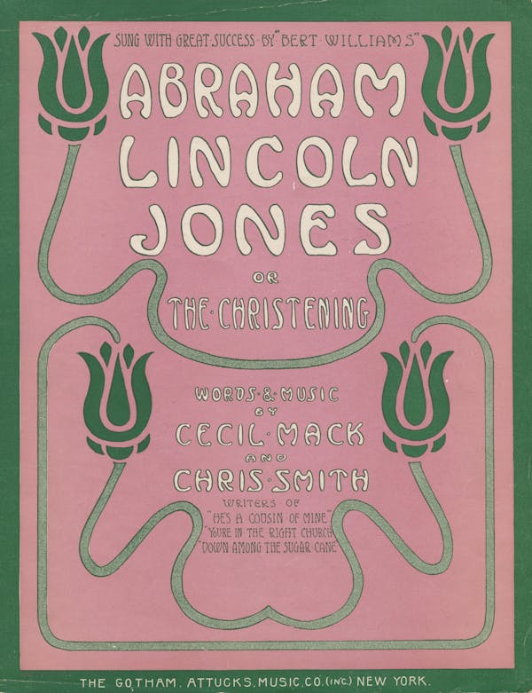 Sheet music cover