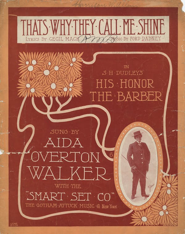 Sheet music cover