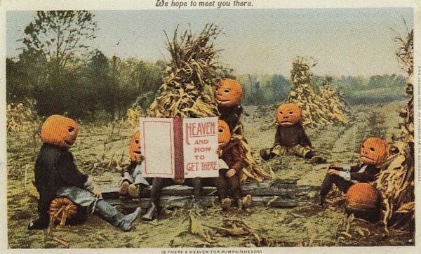 halloween-themed postcard