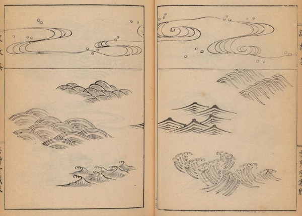 Hamonshu: A Japanese Book of Wave and Ripple Designs (1903) – The Public  Domain Review