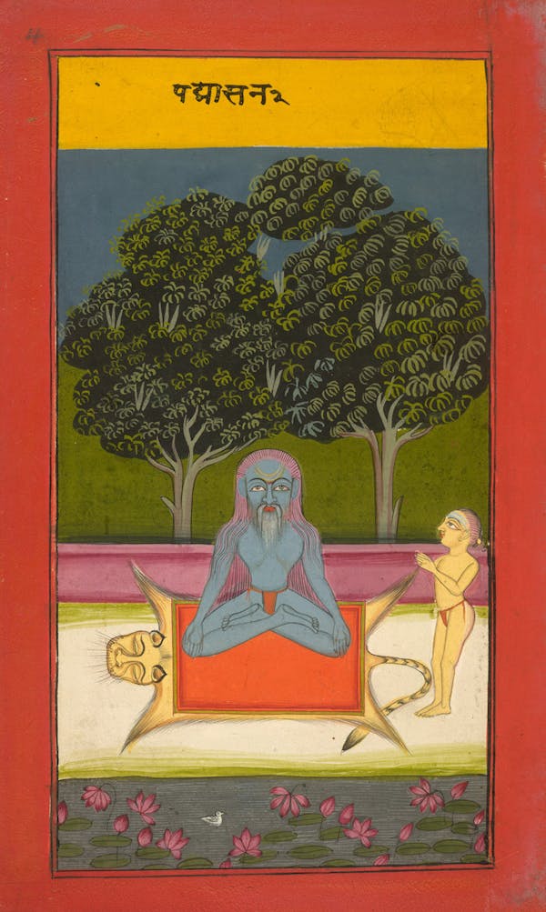 Illustration from the Joga Pradipika