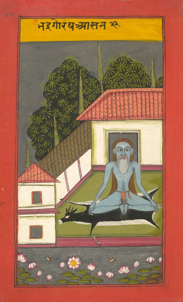 Illustration from the Joga Pradipika