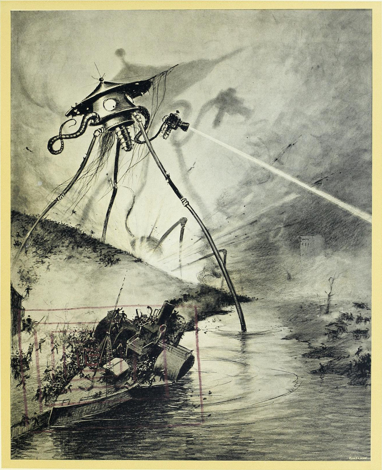 War of the Worlds 1906 illustrations Other People's Stuff