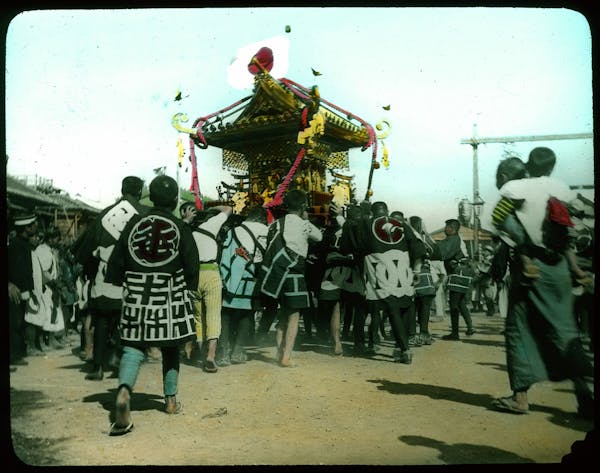 hand-colored japan photograph