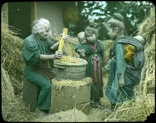 fotografía de Japón coloreada a mano