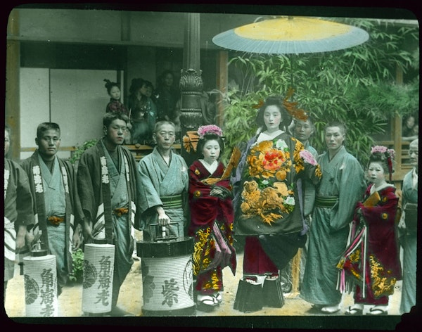 fotografía de Japón coloreada a mano