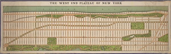 The West End Plateau of the city of New York, 1879