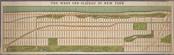 The West End Plateau of the city of New York, 1879