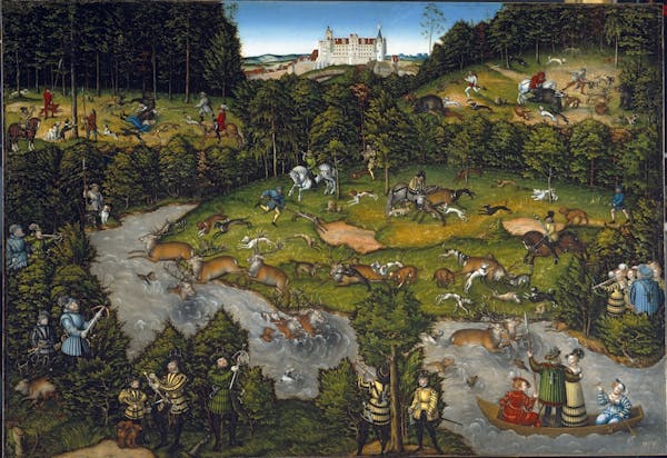 Hunting cranach