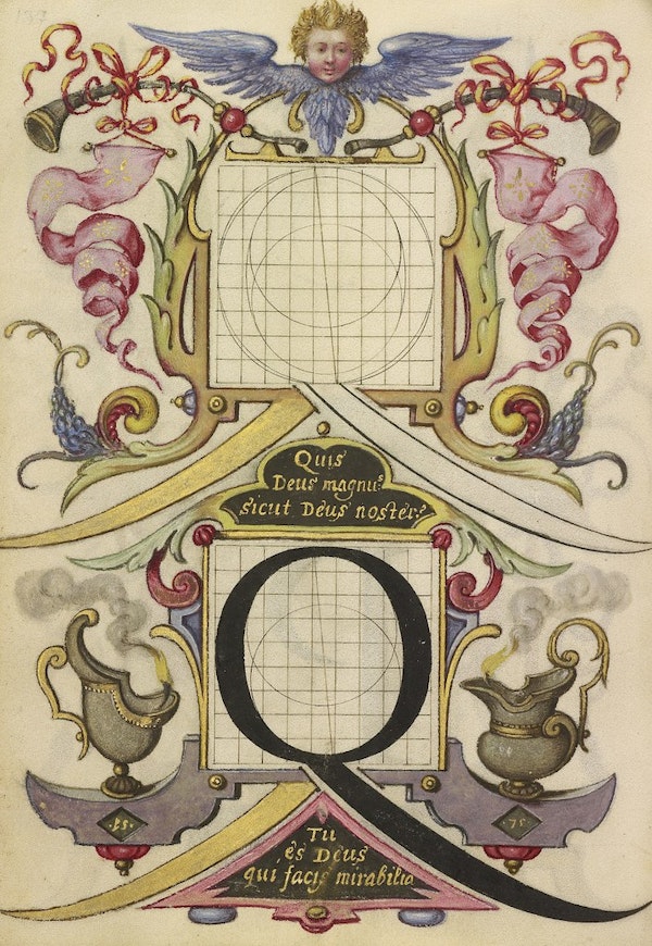 Guide for Constructing the Letter Q