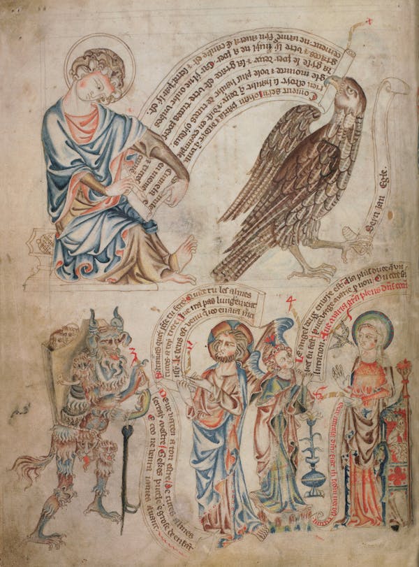 Miniature from the Holkham Bible