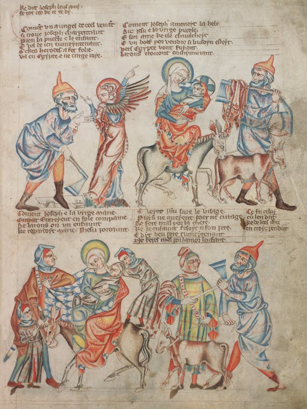 Miniature from the Holkham Bible