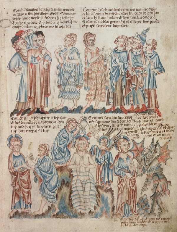 Miniature from the Holkham Bible