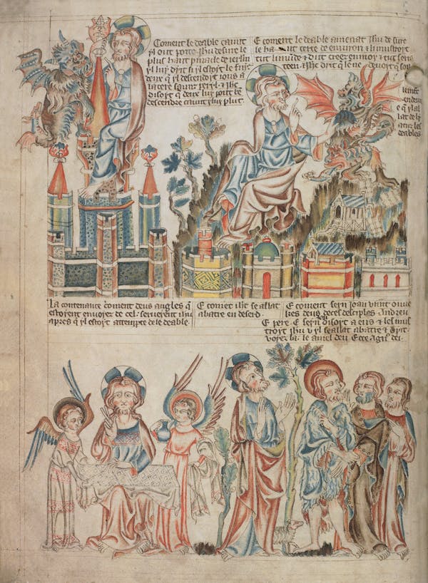 Miniature from the Holkham Bible