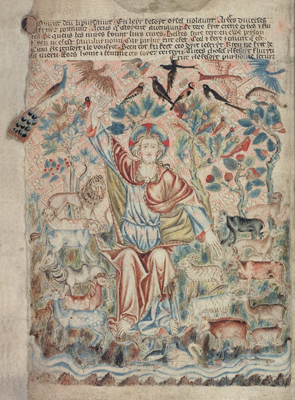 Miniature from the Holkham Bible