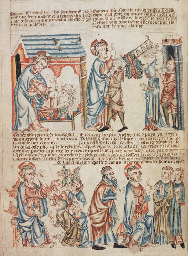 Miniature from the Holkham Bible