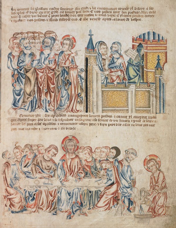 Miniature from the Holkham Bible