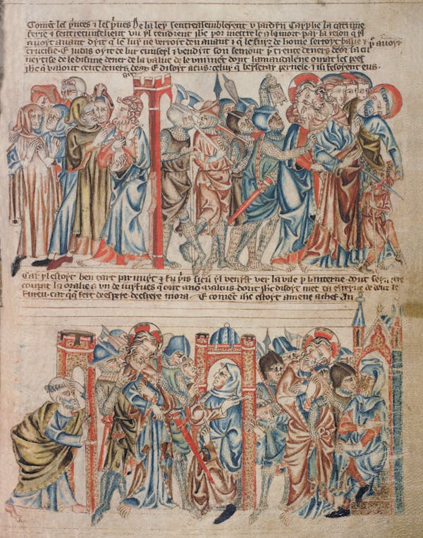 Miniature from the Holkham Bible