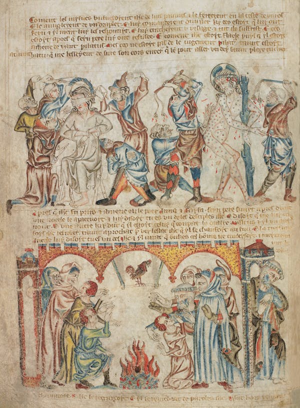 Miniature from the Holkham Bible