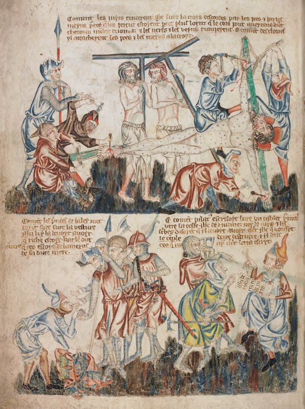 Miniature from the Holkham Bible