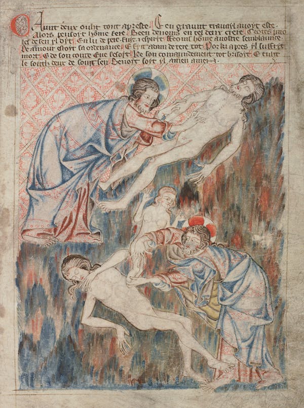 Miniature from the Holkham Bible