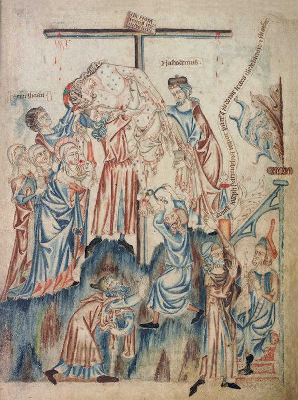 Miniature from the Holkham Bible