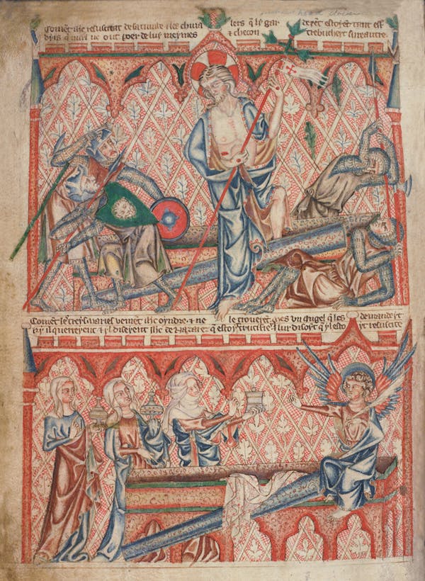 Miniature from the Holkham Bible