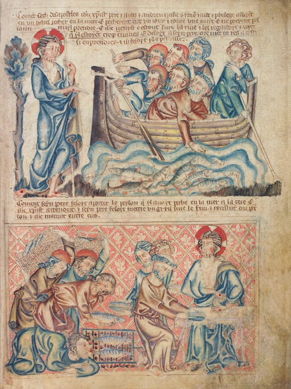 Miniature from the Holkham Bible