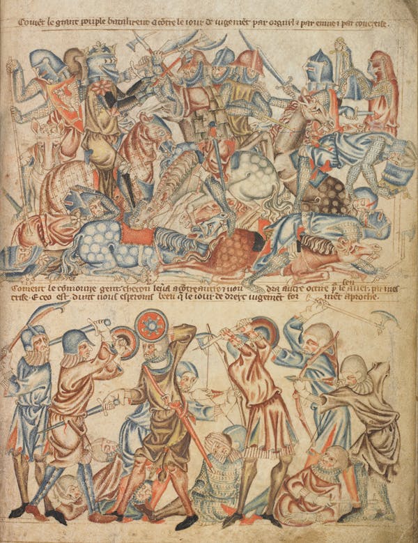 Miniature from the Holkham Bible