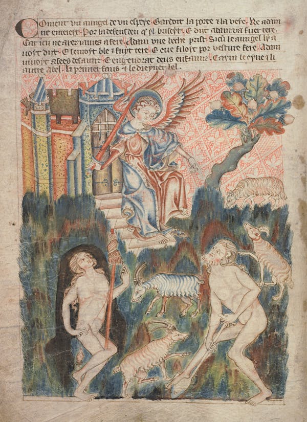 Miniature from the Holkham Bible