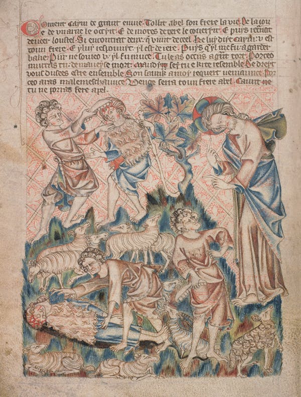 Miniature from the Holkham Bible