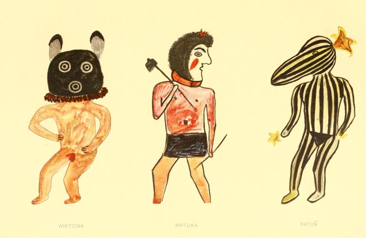 Hopi Drawings Of Kachinas 1903 The Public Domain Review
