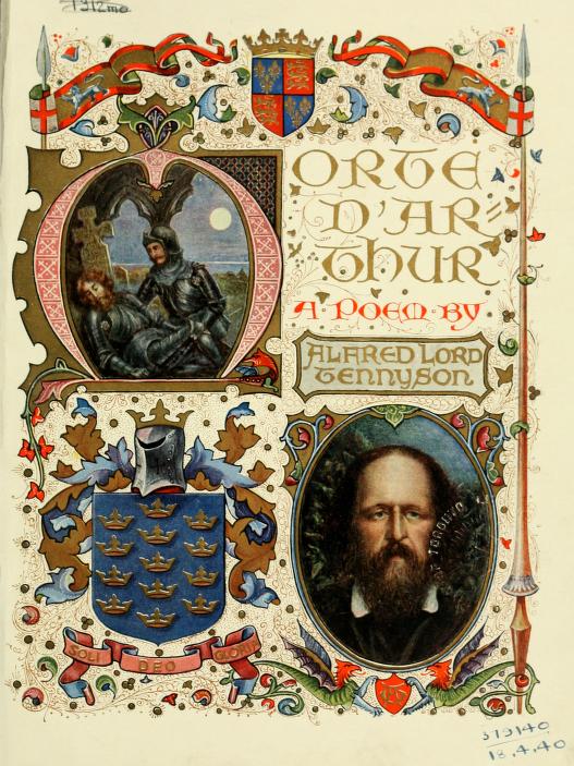 Illuminated version of Lord Tennyson's Morte d'Arthur (1912