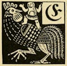 Illustrated initials from a German fairytale book (1919 edition)