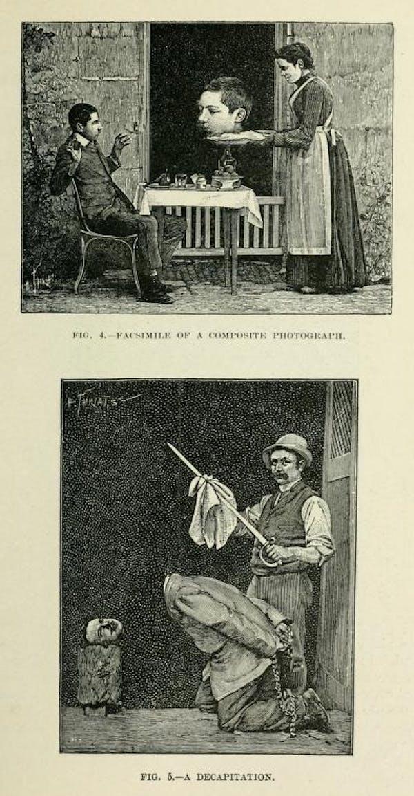 Illustration from a Victorian book on Magic