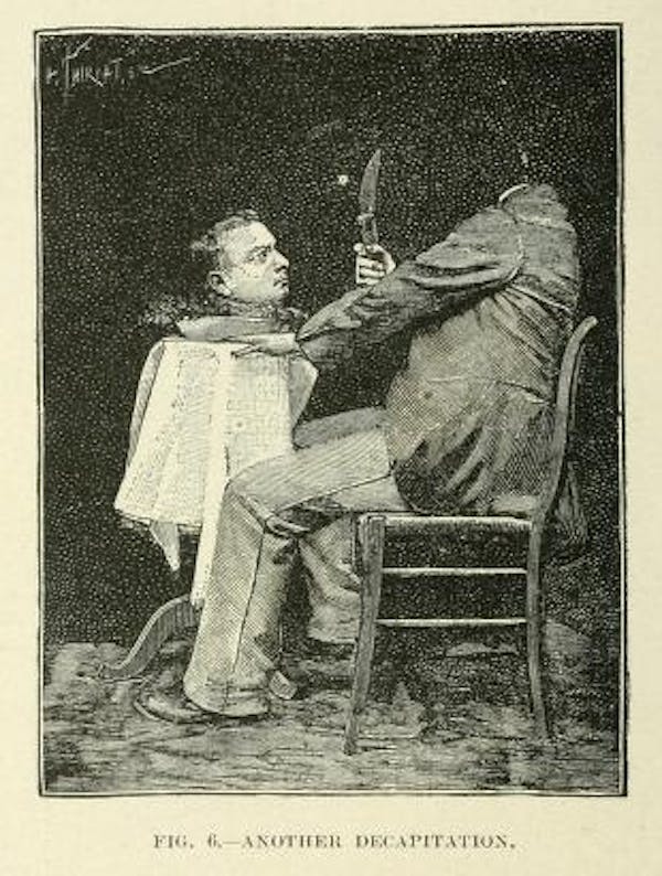 Illustration from a Victorian book on Magic