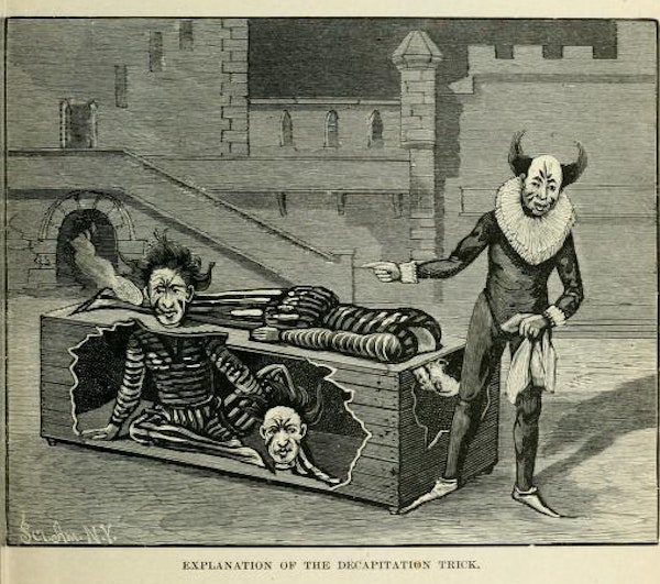 Illustration from a Victorian book on Magic