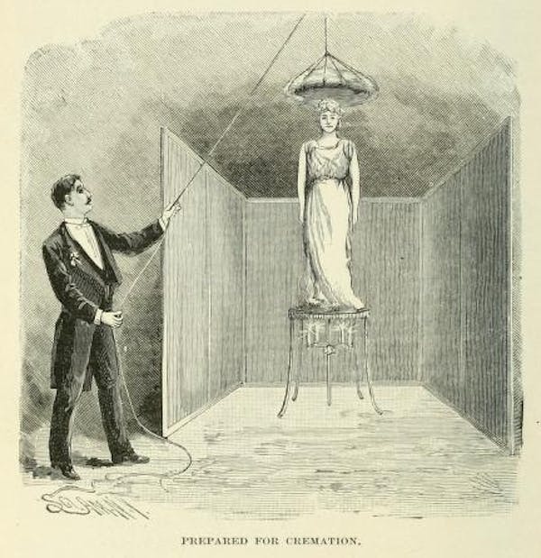 Illustration from a Victorian book on Magic