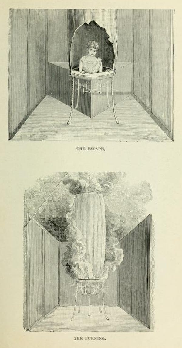 Illustration from a Victorian book on Magic