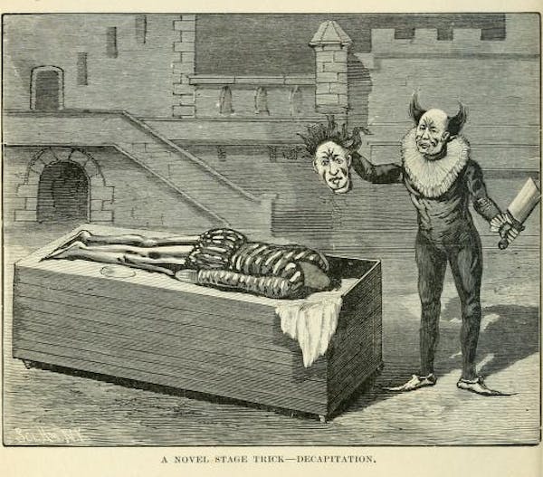 Illustration from a Victorian book on Magic