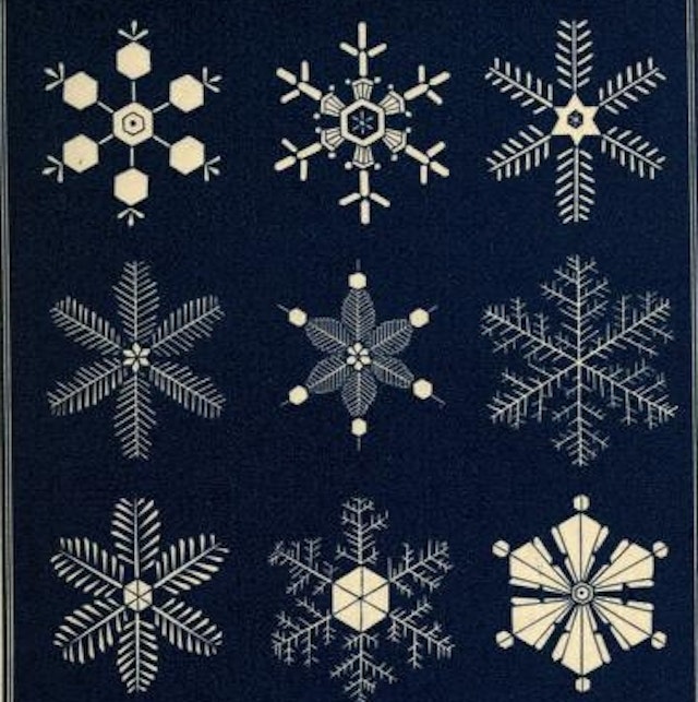 Illustrations of Snowflakes (1863)