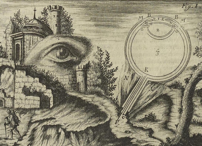 Johann Zahn, plate from Oculus Artificialis Teledioptricus Sive Telescopium