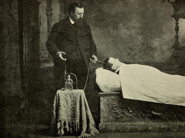 Images from The Champion Text Book on Embalming (1897)